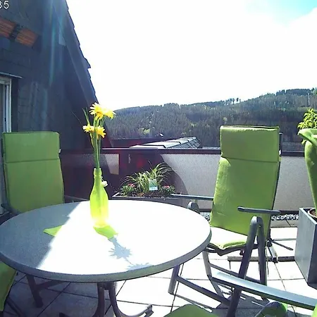 Panoramablick Ferienwohnung Luge Winterberg Sauerland Exterior photo