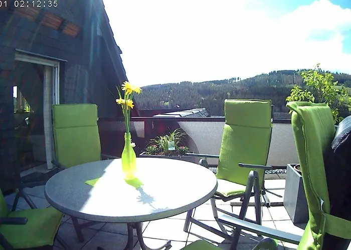 Panoramablick Ferienwohnung Luge Winterberg Sauerland
